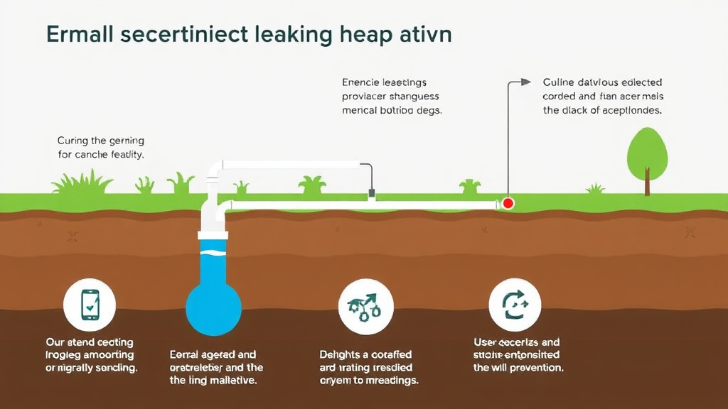 Visual guide for practical steps in french drain systems for mold prevention