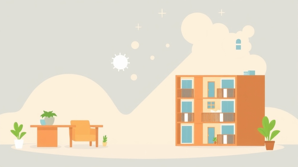 Illustration showing key concepts related to mold prevention in high-occupancy rentals