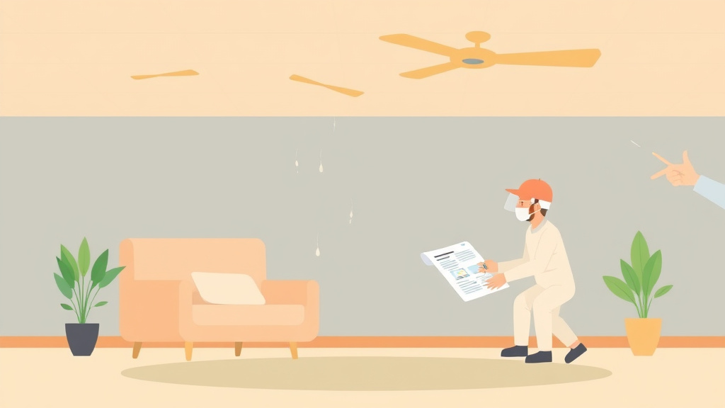 Illustration showing key concepts related to insurance requirements for mold prevention