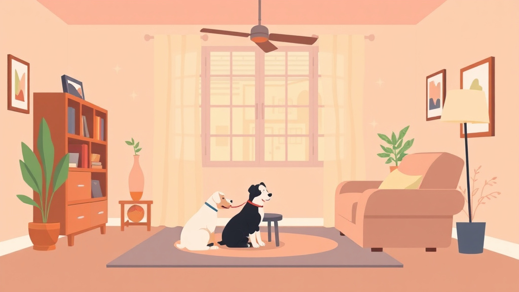 Illustration showing key concepts related to mold prevention in pet-friendly rentals