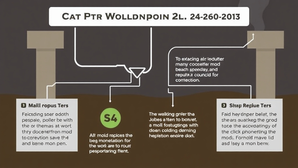 Visual guide for practical steps in mold prevention on pier and beam foundations
