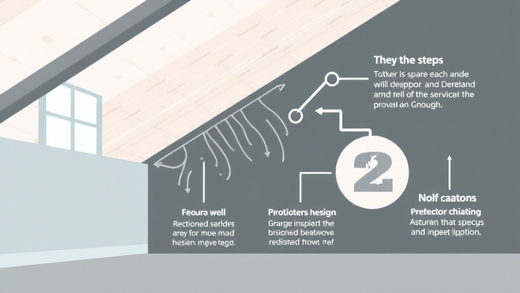 Visual guide for practical steps in radiant heating systems and mold prevention