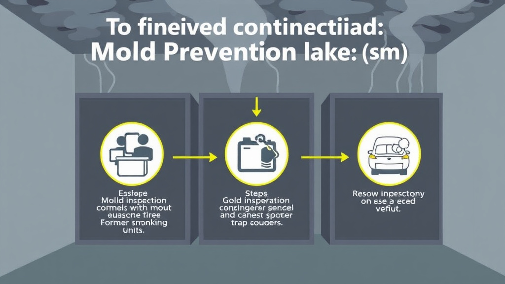 Visual guide for practical steps in mold prevention in former smoking units
