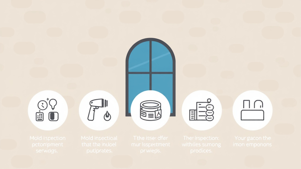 Visual guide for practical steps in stucco home mold prevention for landlords