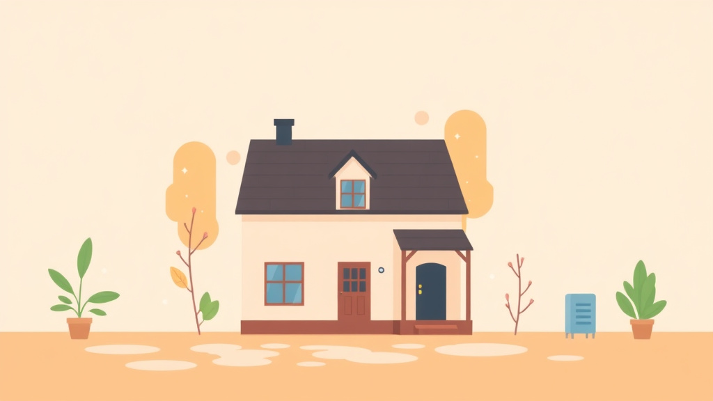 Illustration showing key concepts related to mold prevention in vacant rental properties