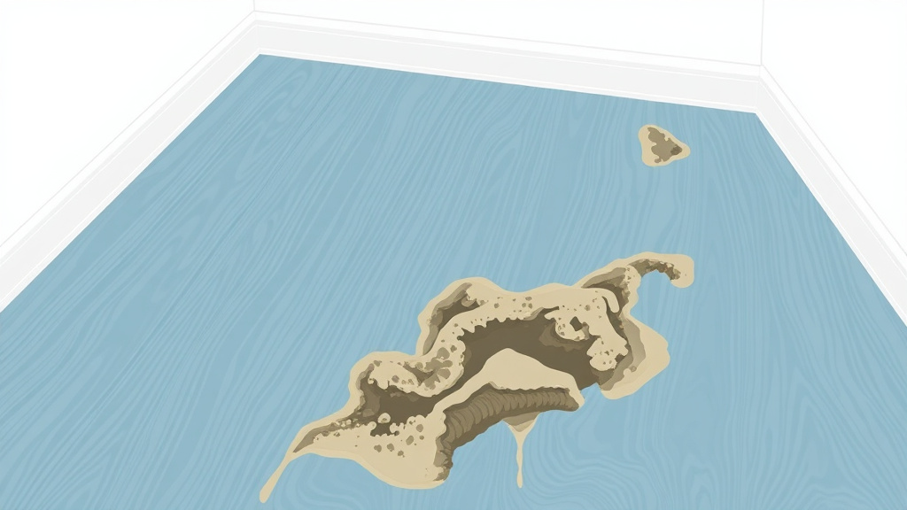 Visual guide for practical steps in vinyl flooring and hidden mold in rentals