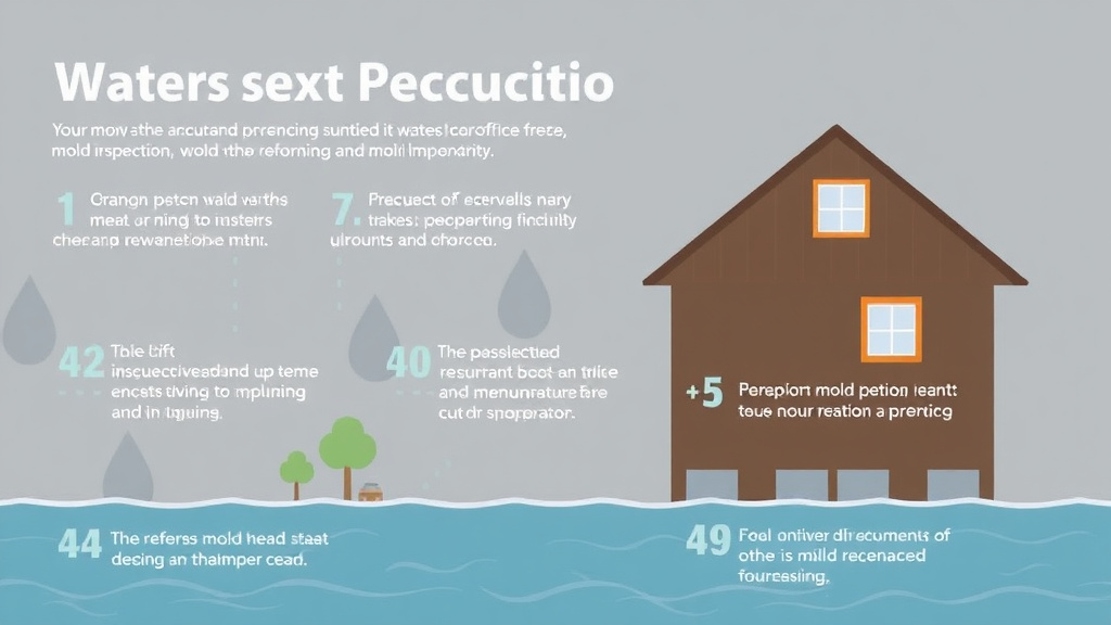 Visual guide for practical steps in waterfront rental mold prevention
