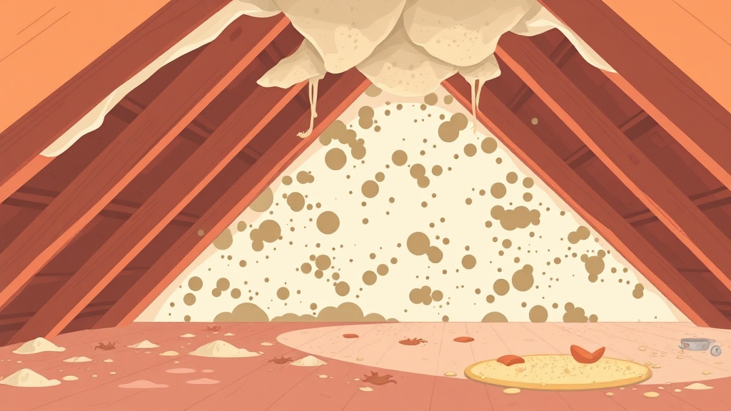 Illustration showing key concepts related to attic mold remediation guide