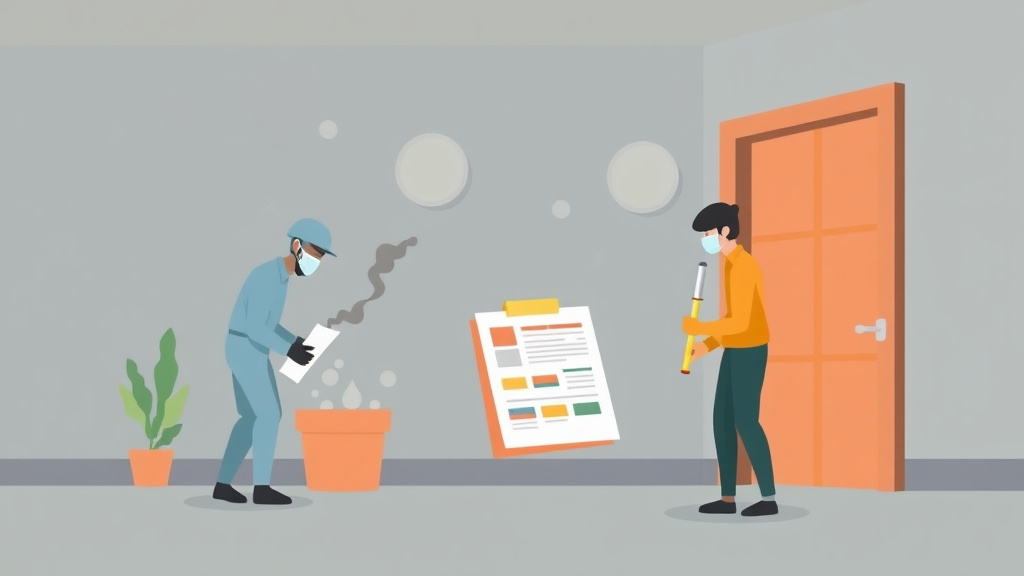Illustration showing key concepts related to comparing mold remediation bids