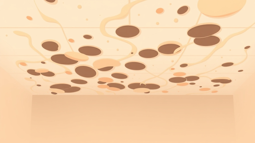 Illustration showing key concepts related to ceiling mold remediation guide