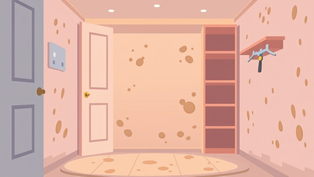 Illustration showing key concepts related to closet mold remediation guide
