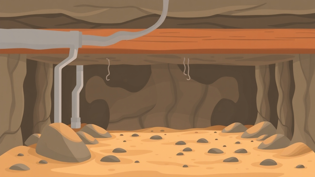 Illustration showing key concepts related to crawl space mold remediation guide