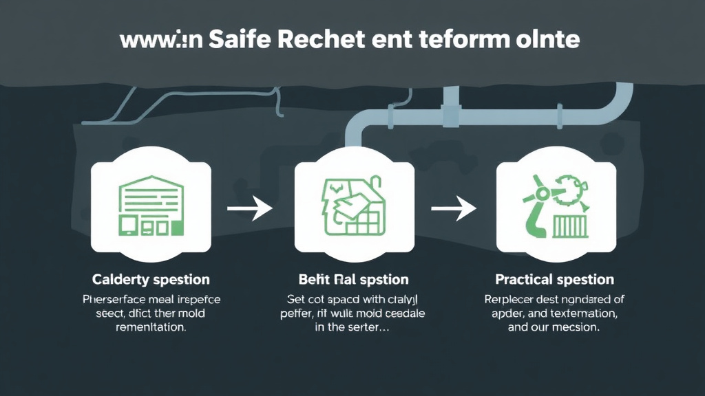 Visual guide for practical steps in crawl space mold remediation guide