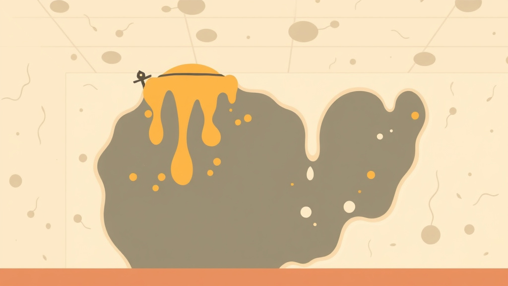 Illustration showing key concepts related to drywall mold remediation: repair vs replace