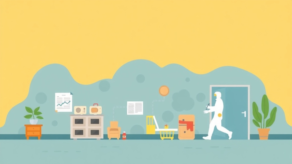 Illustration showing key concepts related to emergency mold remediation response plan