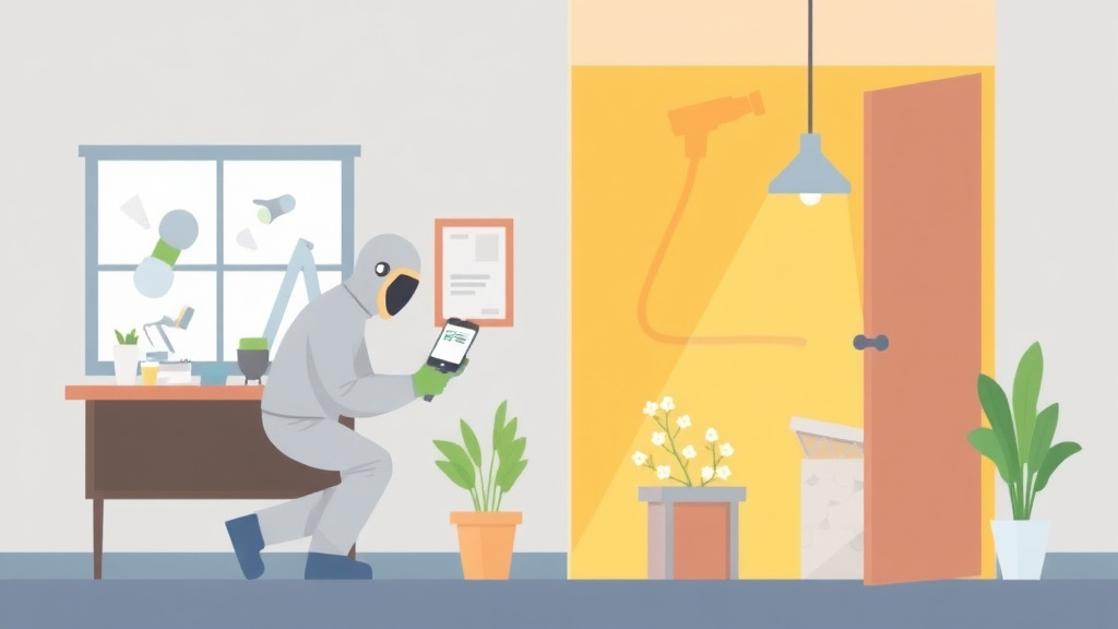Illustration showing key concepts related to environmental testing for mold remediation