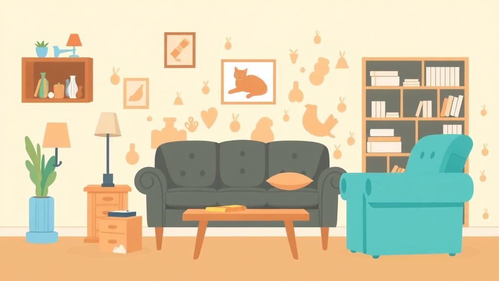 Illustration showing key concepts related to furniture and personal property mold salvage