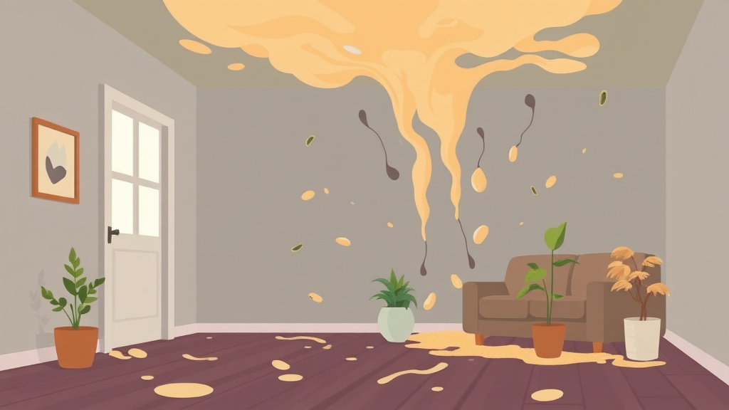 Illustration showing key concepts related to fusarium mold remediation in rentals