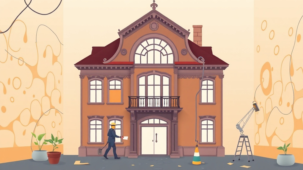 Illustration showing key concepts related to mold remediation in historic buildings