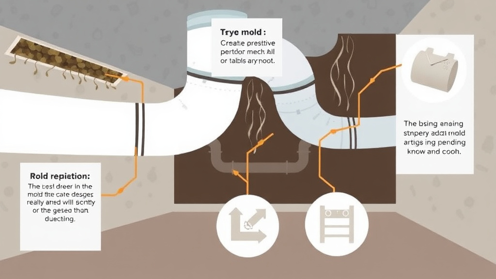 Visual guide for practical steps in hvac ductwork mold remediation