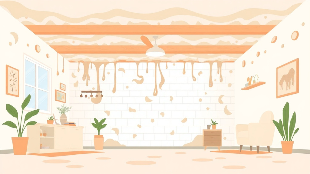 Illustration showing key concepts related to large area mold remediation protocol (over 100 sq ft)