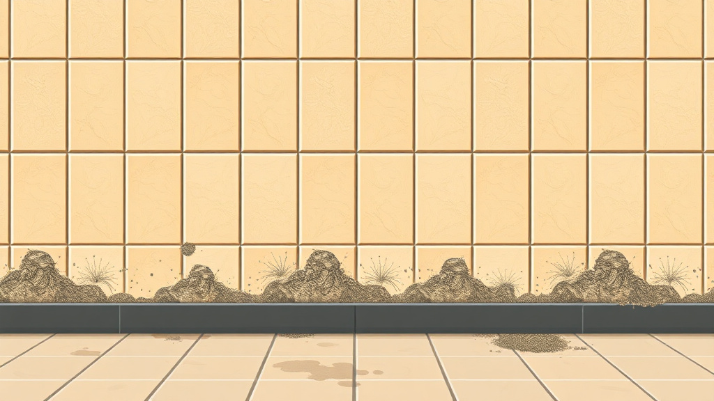 Illustration showing key concepts related to tile surface mold remediation