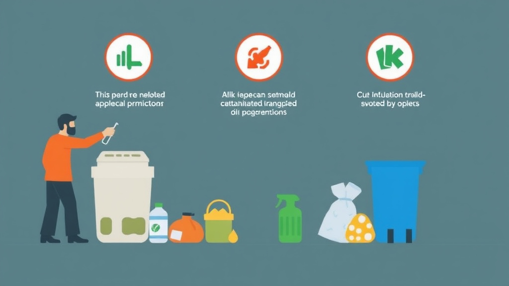 Visual guide for practical steps in mold-contaminated material disposal guide