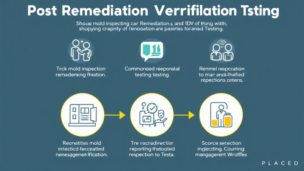 Visual guide for practical steps in post-remediation verification testing guide