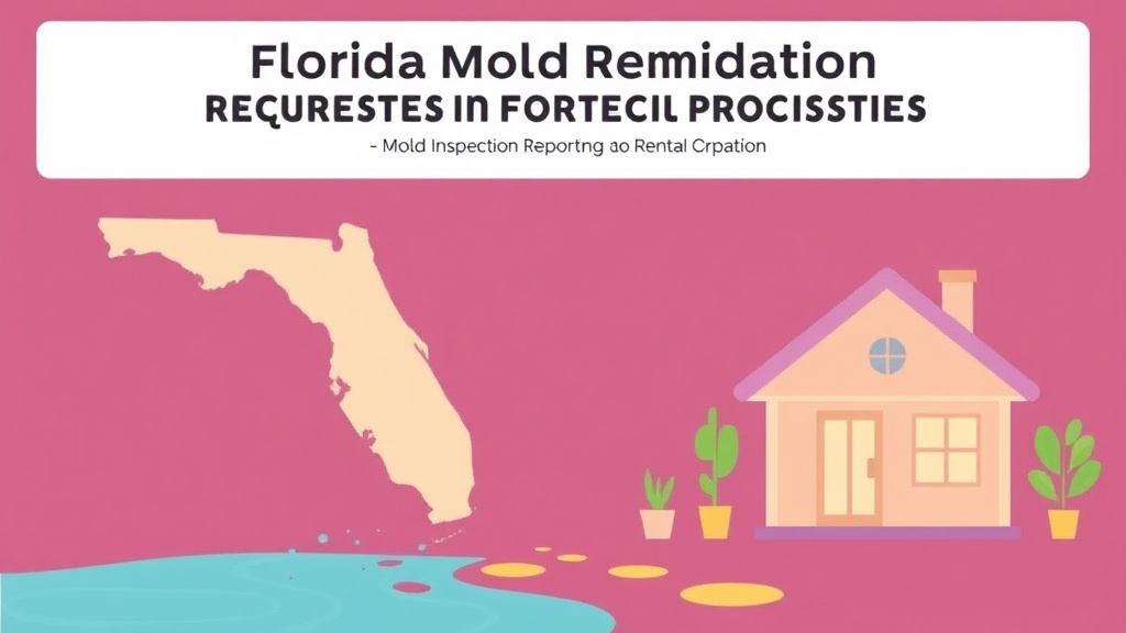 Conceptual diagram showing how florida Mold Remediation Requirements for Rental Properties works in practice