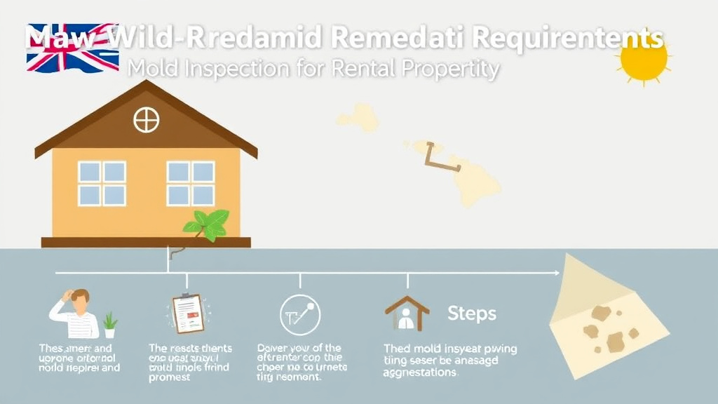 Real-world application diagram for hawaii Mold Remediation Requirements for Rental Properties