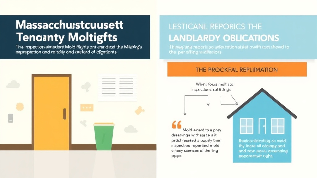 Practical checklist visual for massachusetts Tenant Mold Rights and Landlord Obligations