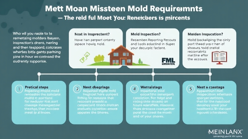Action-oriented illustration showing how to apply montana Mold Remediation Requirements for Rental Properties
