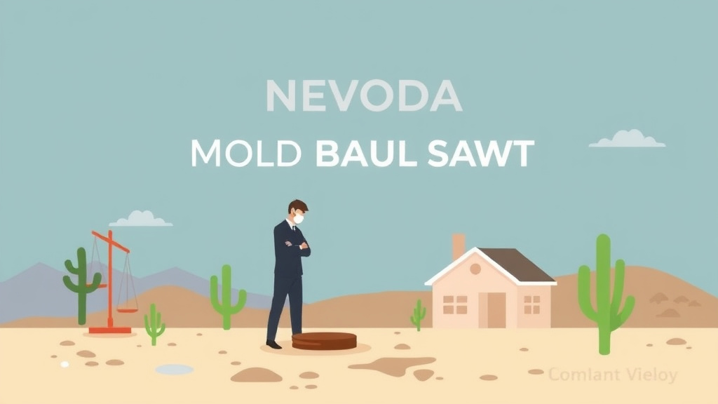 An informative visual explaining nevada Mold Lawsuit Trends and Case Law for beginners and professionals