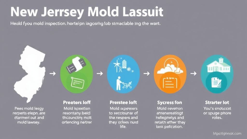 Real-world application diagram for new Jersey Mold Lawsuit Trends and Case Law
