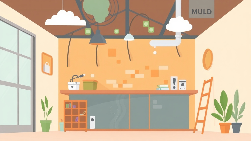 Illustration showing key concepts related to building-wide mold communication template