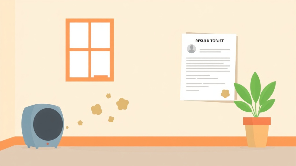 Illustration showing key concepts related to mold clearance test results letter template