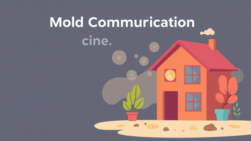 Illustration showing key concepts related to mold communication best practices summary