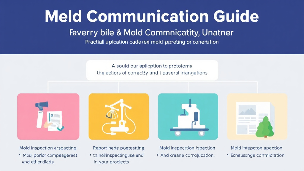 Visual guide for practical steps in mold communication guide for property managers