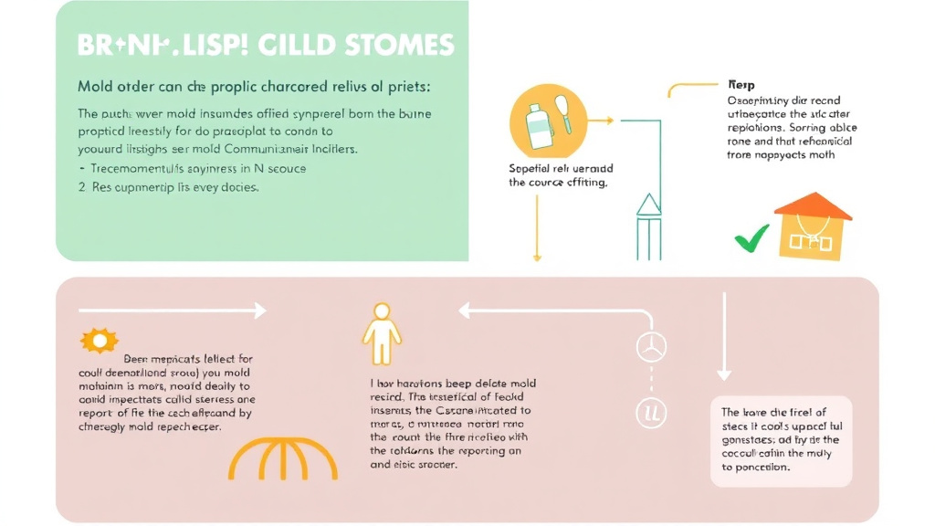 Visual guide for practical steps in mold communication template library overview