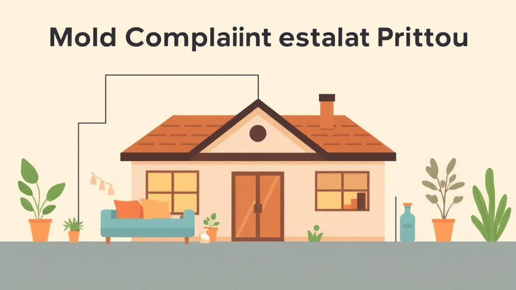 Illustration showing key concepts related to mold complaint escalation protocol
