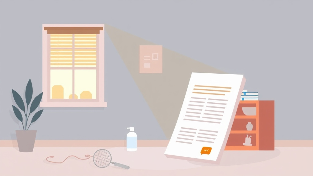 Illustration showing key concepts related to mold complaint investigation update letter
