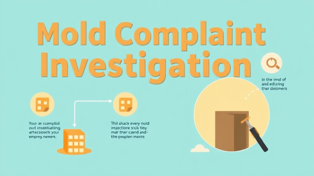 Visual guide for practical steps in mold complaint investigation update letter