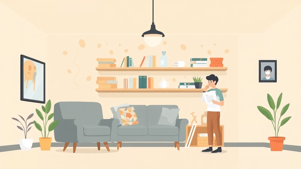 Illustration showing key concepts related to introducing mold remediation contractors to tenants