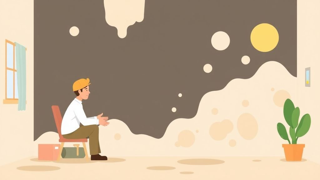 Illustration showing key concepts related to mold dispute resolution communication guide