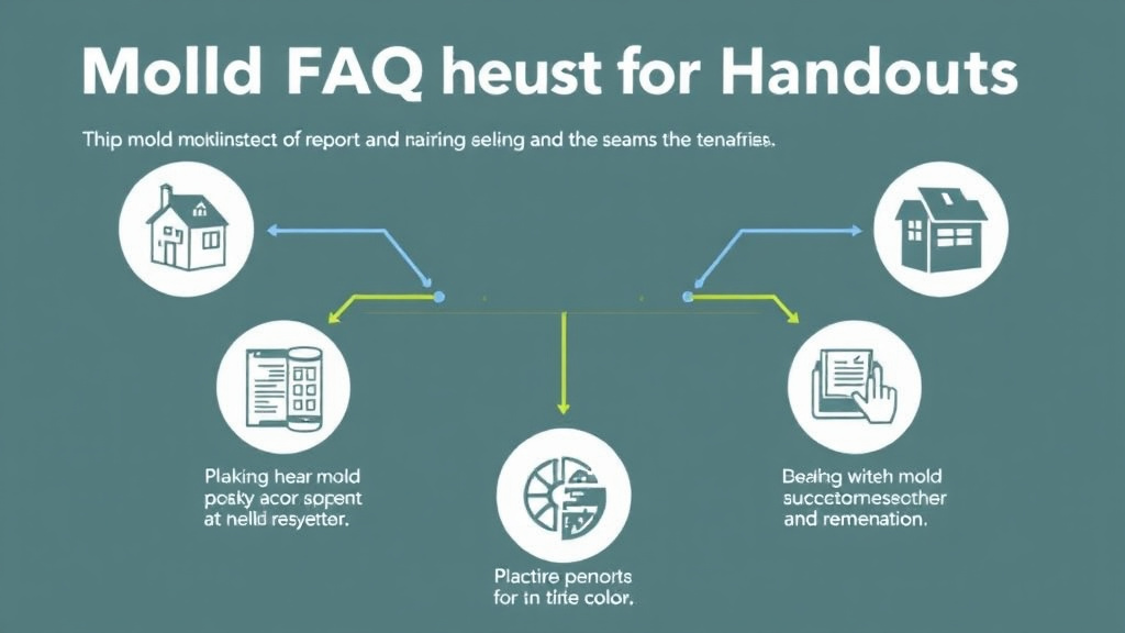 Visual guide for practical steps in mold faq handout for tenants