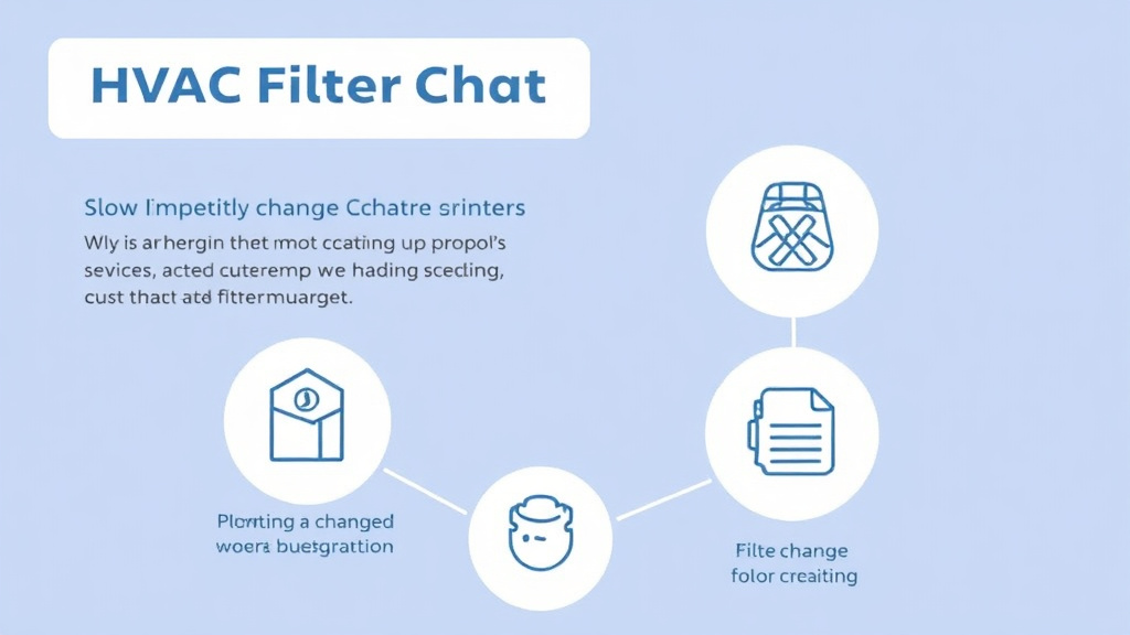 Visual guide for practical steps in hvac filter change reminder template