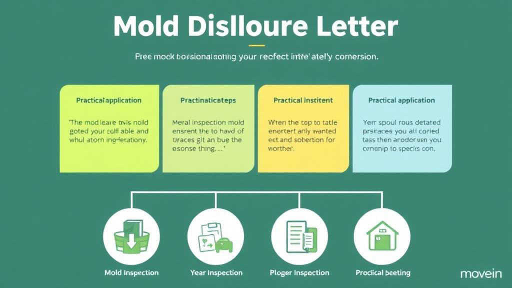 Visual guide for practical steps in move-in mold disclosure letter template
