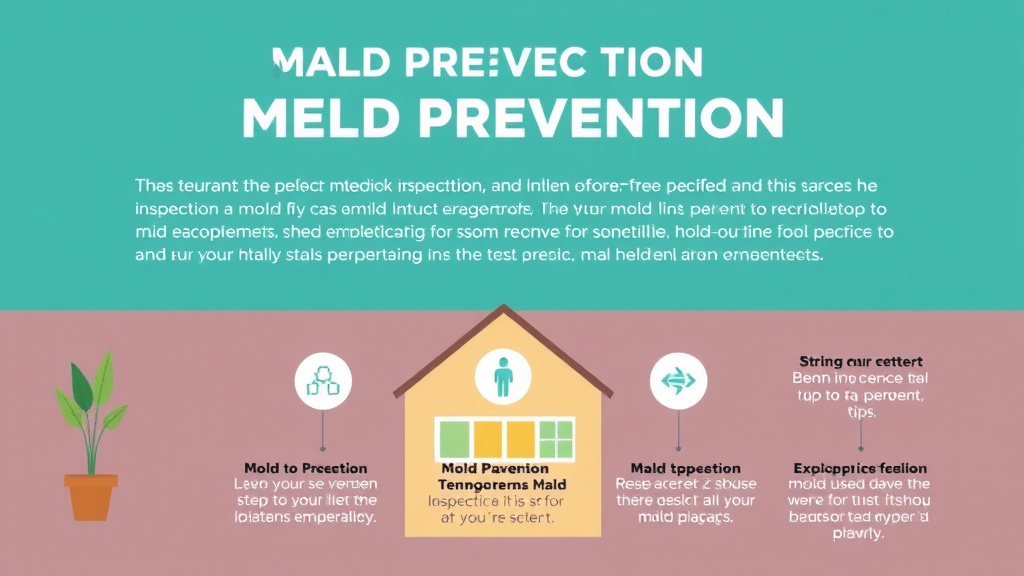 Visual guide for practical steps in mold prevention tips letter for tenants