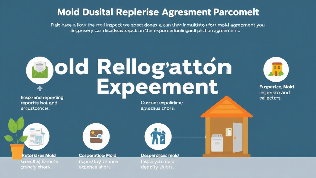 Visual guide for practical steps in mold relocation expense agreement template