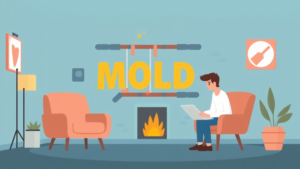 Illustration showing key concepts related to communicating about mold with vulnerable tenants